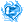 Blue Flame Heart Gem