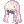 Peruca de Miyabi Rosa