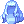 Costume Fluffy Semi-Long Hair(Light Blue)
