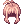 [Visual] Peruca com Rabo de Cavalo (Rosa)