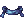 Costume Giant Bow Scarf (Blue)