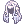 Costume Rose Wave (Silver Blue)