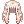 Costume Straight two-side up (Blonde Pink)