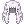 Costume Straight two-side up (Sliver)