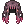 Costume Straight two-side up (Black Pink)