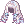 [Visual] Peruca Violeta de Mechas Coloridas