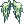 Costume Wavy Green Angel Wings