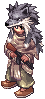 Armed villager